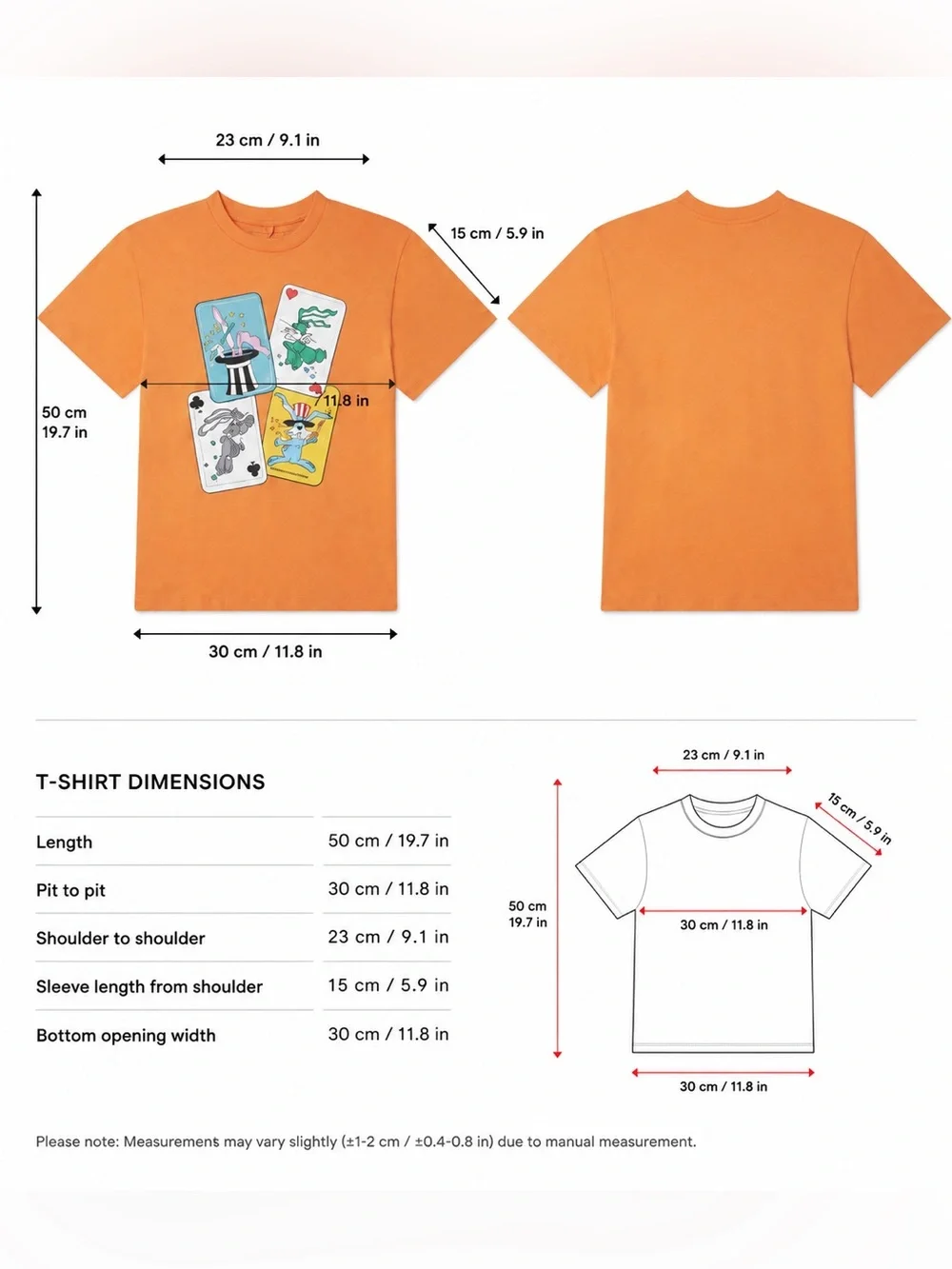 Stella McCartney Kids Matching Set Orange Graphic Tee & Boy Shorts Size 5/6Y